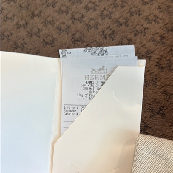 Hermes Oran Sandal Black 37.5 worn 1x 100% authentic - Picture 5 of 8